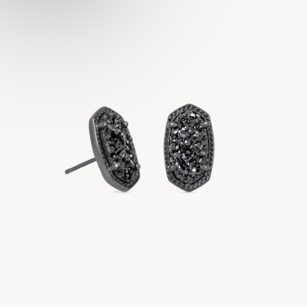 Kendra Scott black stud earrings